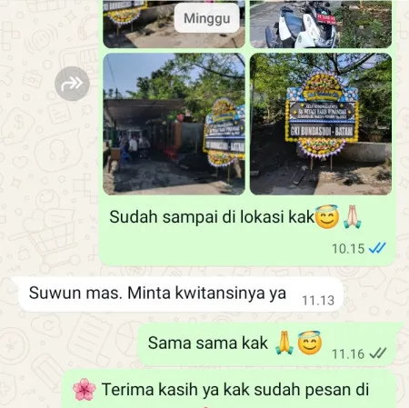 Pengiriman Papan Bunga Duka Gandoang Salem