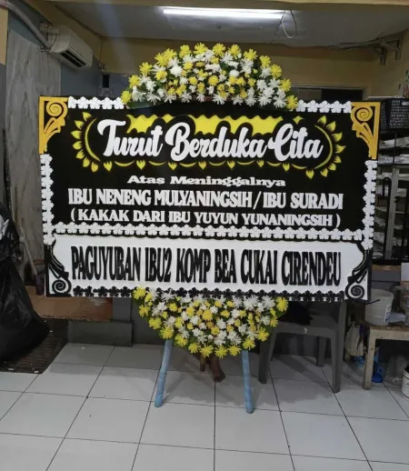 Papan Bunga Duka Gandoang Salem